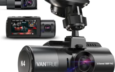VANTRUE – N4 3 Lens 4K Dashcam Auto – 2.5K+ 2.5K+ 1080P