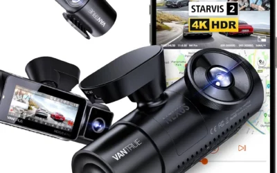 VANTRUE – N4 Pro Dashcam – 5G WiFi 4K+1080P+1080P
